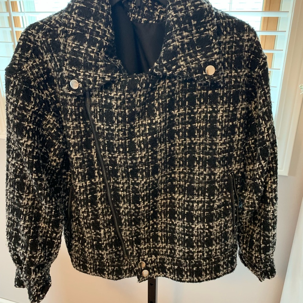Rue 21 Tweed Bomber Style Jacket - Picture 5 of 14